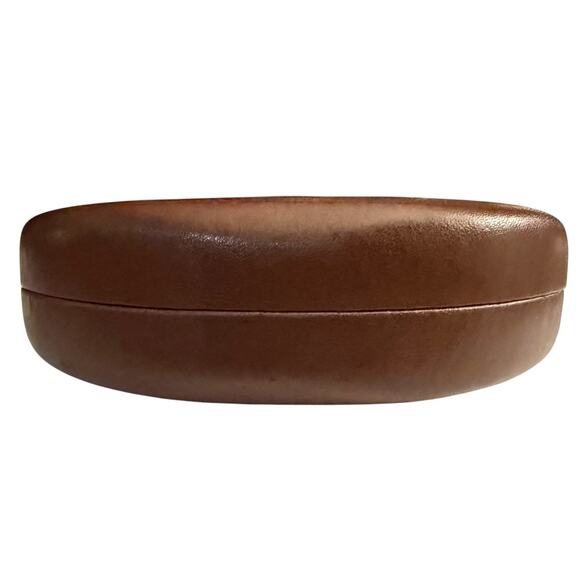 Maui Jim Eyeglass Sunglass Case Hard Clam Shell Brown - Picture 4 of 6